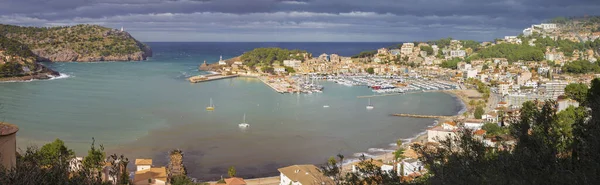 Mallorca Port Soller Panorama — Stock Photo, Image