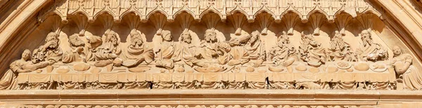 Palma Mallorca Spanien Januari 2019 Den Sista Nattvarden Katedralens Södra — Stockfoto