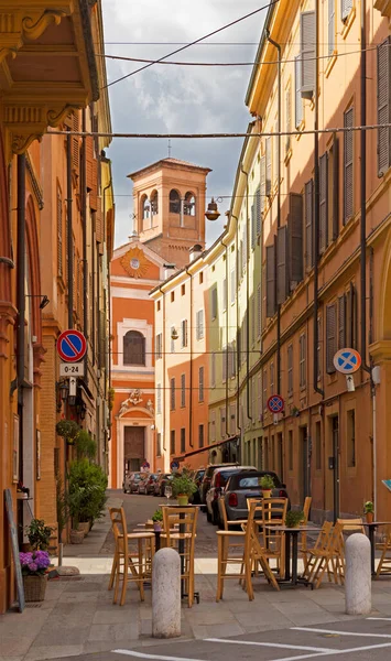 Modena Asile Van Oude Stad Met Kathedraal Toren — Stockfoto