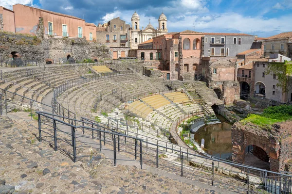 Catania Roman Theatre — Stock Photo, Image