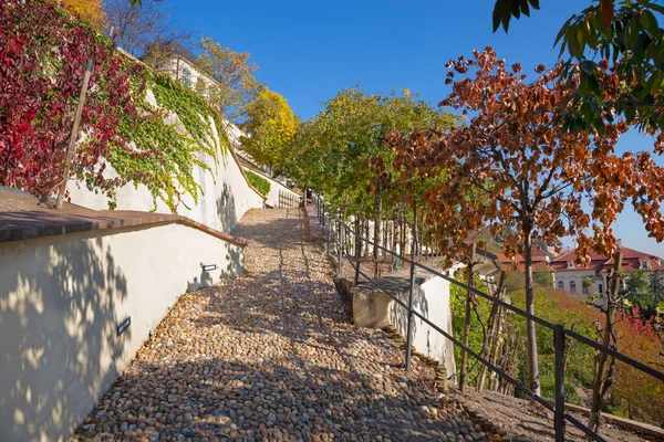 Prague Furstenberska Gardens Castle Atumn — Stock Photo, Image