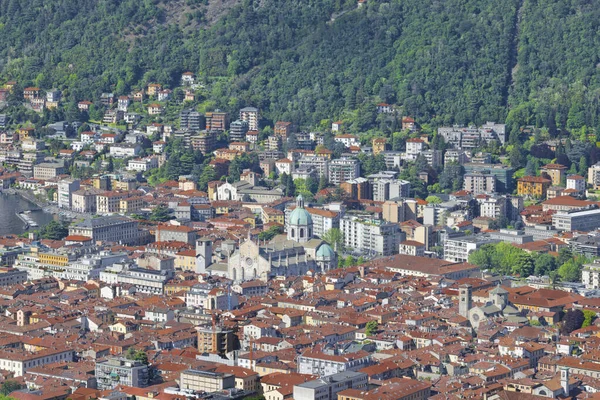 Como City Cathedral Lake Como — Stock Photo, Image