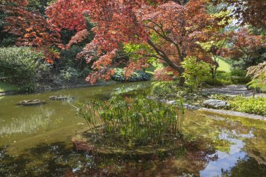 BELAGGIO, İTALYA - 10 MAYIS 2015 Villa Melzi Bahçeleri.