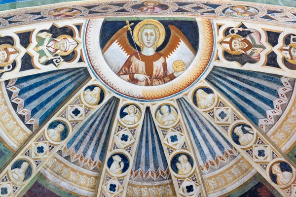 Como Italy Mayıs 2015 Fresco Tomp Main Apse Church Basilica — Stok fotoğraf