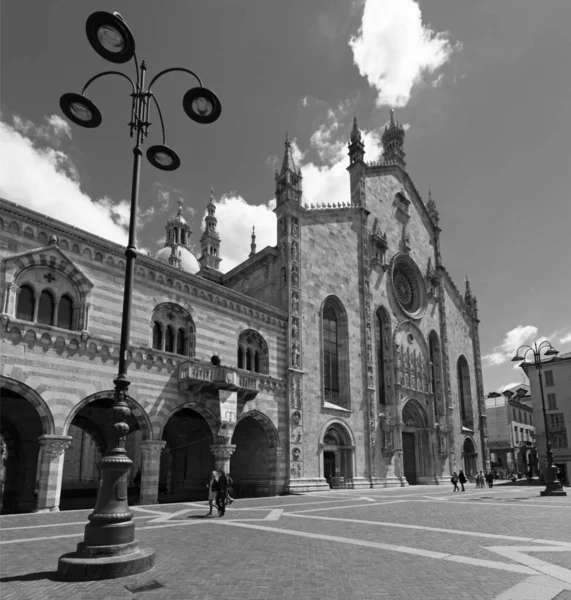 Como Itália Maio 2015 Portal Duomo Catedral — Fotografia de Stock