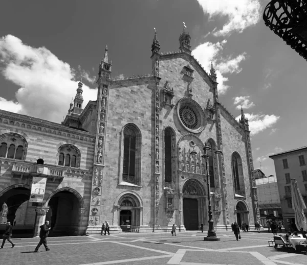 Como Italia Mayo 2015 Portal Del Duomo Catedral —  Fotos de Stock
