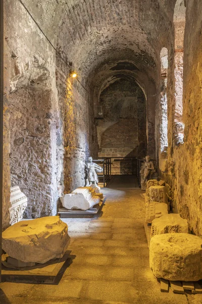 Catania Italia Aprile 2018 Interno Del Teatro Romano — Foto Stock