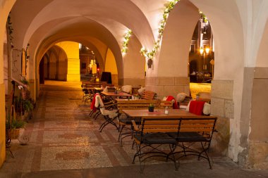 Prag - Mala Strana Mahallesindeki Portikolar.