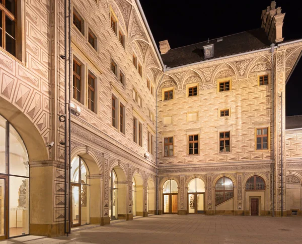 Prag Tschechische Republik Oktober 2018 Das Atrium Von Schloss Schwarzenberg — Stockfoto