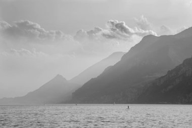 Malcesine - Akşam ışığında Lago di Garda.