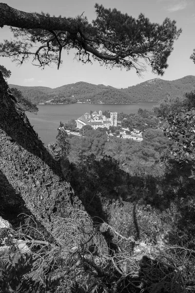 Kroatien Mary Benediktine Kloster Mljet — Stockfoto