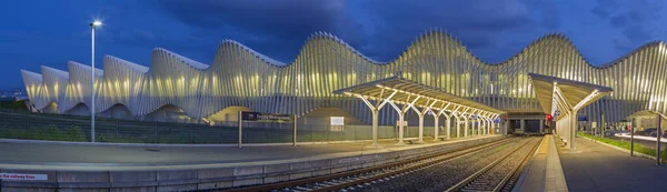 Reggio Emilia Italien April 2018 Der Bahnhof Reggio Emilia Mediopadana — Stockfoto