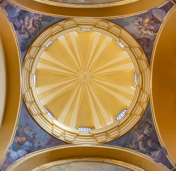 Zaragoza Spain March 2018 Cupola Frerescoes Old Testament Glorious Women – stockfoto