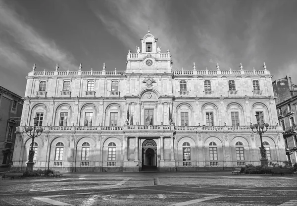 Catania Fasáda Univerzity — Stock fotografie