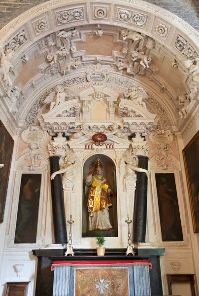 Ossuccio Italy May 2015 Baroque Side Altar Church Chiesa Dei — Stock Photo, Image