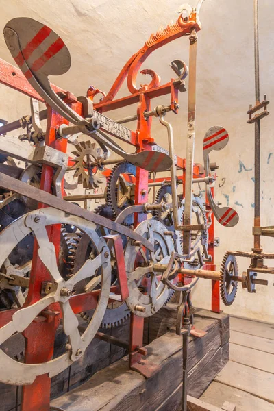 Bratislava Slovakia October 2014 Detail Old Clock Work Tower Clock — Stock Photo, Image