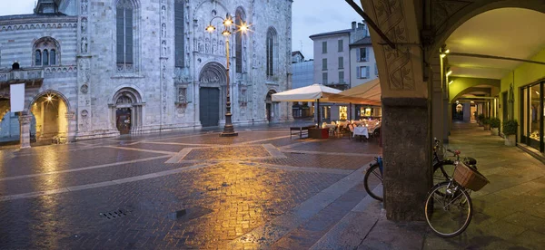 Como Porticoes Portal Duomo Dusk Royalty Free Stock Photos