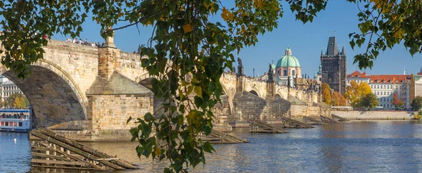 Praga Czeska Republika Październik 2018 Panorama Panny Młodej Karola Zachodu — Zdjęcie stockowe