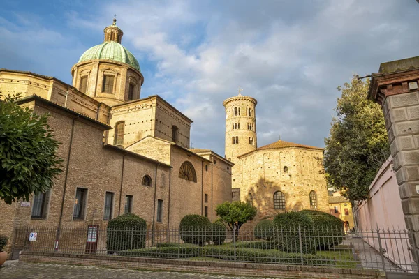 Ravenna Domkyrkan Och Dopet Battistero Neoniano — Stockfoto