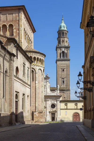 Parma Duomo Och Barockkyrkan Chiesa San Giovanni Evangelista Johannes Evangelisten — Stockfoto
