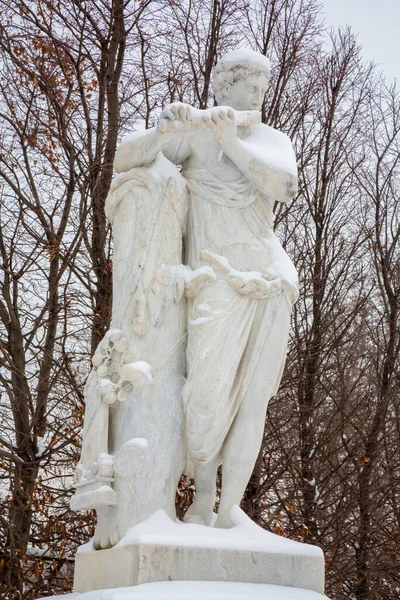 Wiedeń Austria Styczeń 2013 Staue Mercury Platzer Koniec Centy — Zdjęcie stockowe