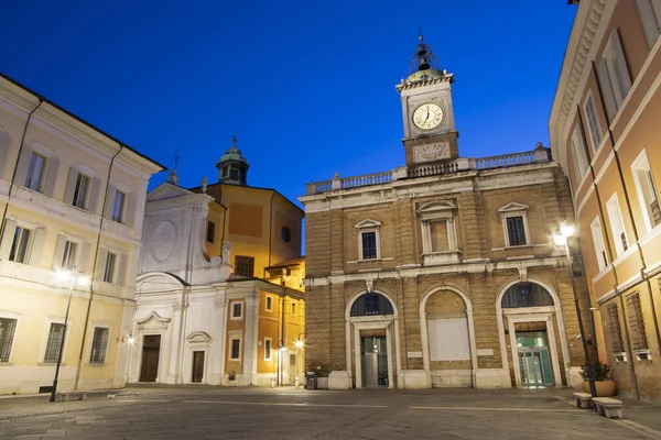Ravenna Het Plein Piazza Del Popolo Kerk Chiesa Santa Maria — Stockfoto