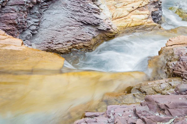 Alps beck under the Hochkonig peak in the calcite rock - Austria — Stock Photo, Image