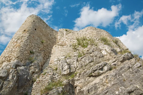 Spissky Burg - Blick vom mittleren Burghof — Stockfoto