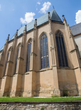 Spisska kapitula - zapolsky aile Şapel saint martins Gotik katedral West yanında. UNESCO Anıtı.