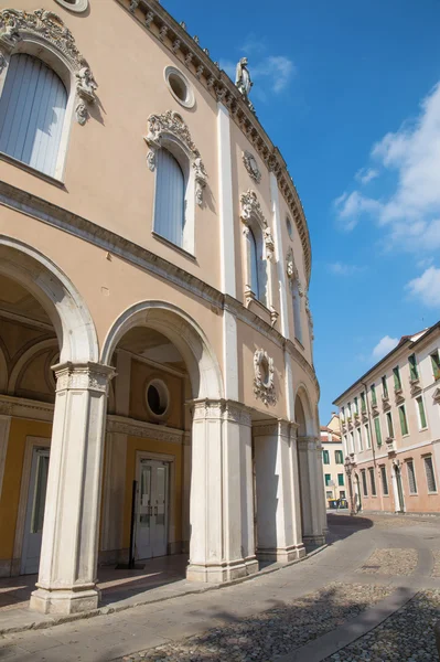 Padwa - teater "teatro verdi" z południowo wschodniej. — Zdjęcie stockowe