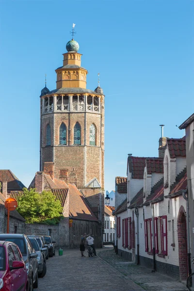 Brugge, België - 12 juni 2014: kerk van Jeruzalem van Noord. — Stockfoto