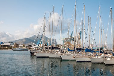 Palermo - akşam limanda