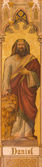 Trnava, Slovensko - 14 října 2014: Novogotické fresky prorok Daniel od Leopold Bruckner (1905-1906) v kostele svatého Mikuláše.