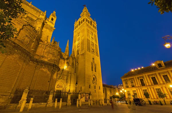 Sevilla, Spanien - 28 oktober 2014: Katedralen de Santa Maria de l — Stockfoto