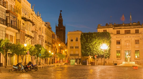 Sevilla, Španělsko - 29. října 2014: Saint Francis náměstí - náměstí — Stock fotografie