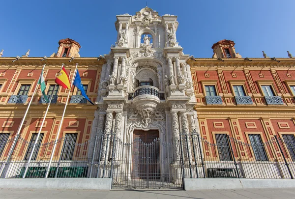 Sevilha - O Palácio de San Telmo (Palácio San Telmo ) — Fotografia de Stock