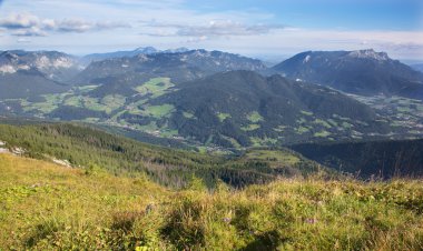 Alps - Watzmannhaus dağ evi--dan görünüm