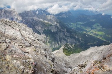 Alps - yükselme Outlook'tan Watzmann üzerinde