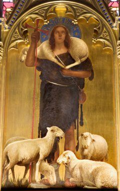 Tanrı aşkına - iyi çoban boya San Francesco viligiardi - Siena - kiliseden