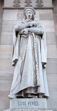 Madrid - 11 Mart: Luis Vives Portal Ulusal Arkeoloji Müzesi İspanya'dan. Bina mimar Francisco Jareno tarafından öngörülen ve 1866 1892 için 11 Mart 2013 Madrid'de inşa.