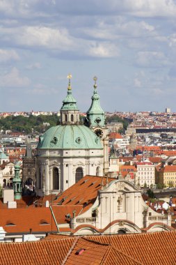 Prag - Aziz Nikolaos Kilisesi ve kent