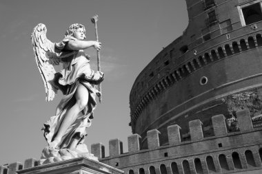 Roma - Angel sünger, Ponte Sant'Angelo - melekler köprü ile