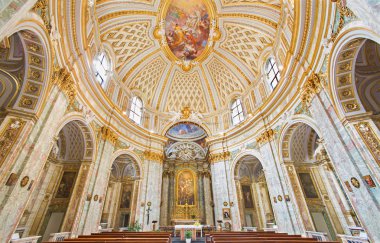 ROME, ITALY - MARCH 25, 2015: The church Chiesa della Santissima Trinita degli Spanoli.