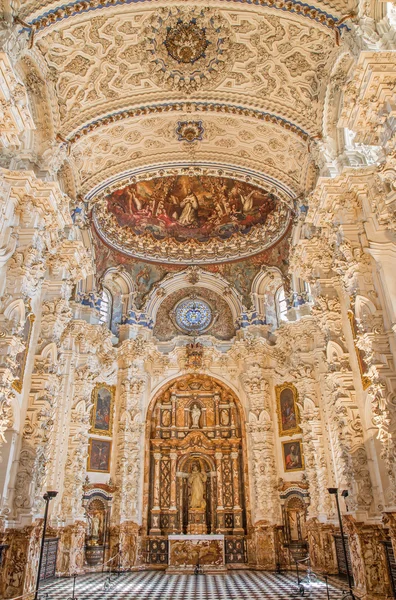GRANADA, SPAIN - MAY 31, 2015: The baroque sacristy in church Monasterio de la Cartuja. — Stock Photo, Image