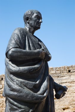 Rome, İtalya - 27 Mart 2015 Angel ile giysi ve zar Paolo Naldini 1619-1691 tarafından