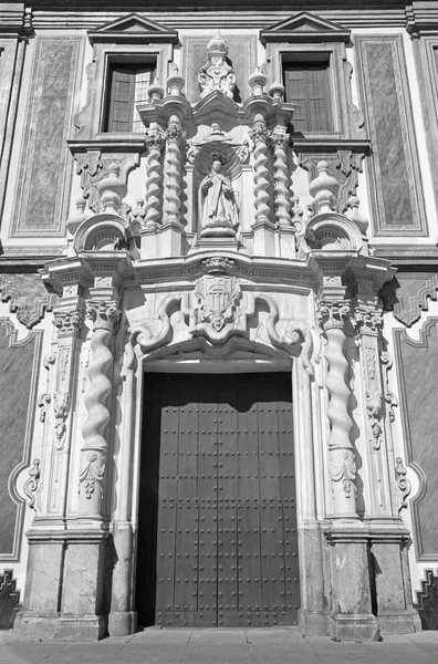 Cordoba - barokowy portal Kościoła Convento de la Merced (1716-1745) — Zdjęcie stockowe