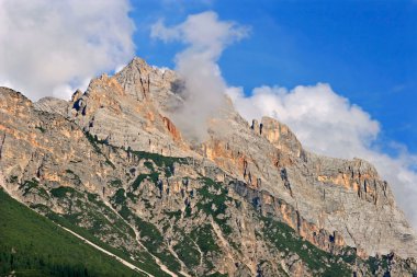 Dolomit - Sorapis akşam ışığa büyük