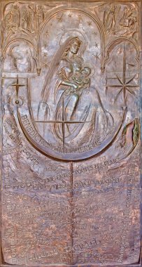 Bethlehem, İsrail - 6 Mart 2015: Meryem Ana mağara 