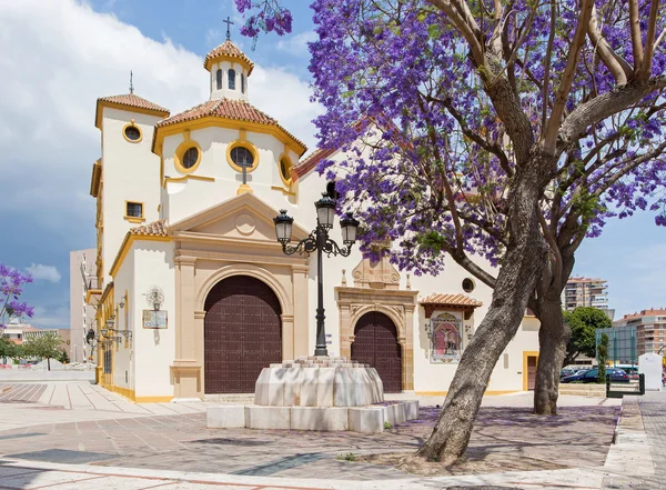 Malaga - Biserica Parroquia de San Pedro (biserica St. Peters ). — Fotografie, imagine de stoc