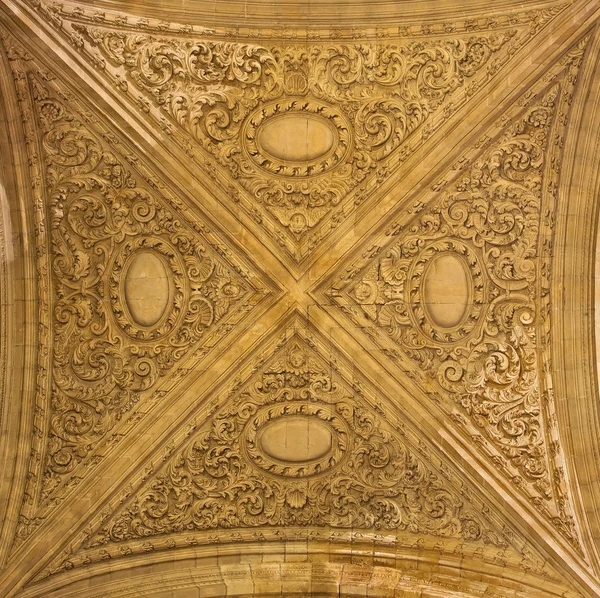 GRANADA, ESPANHA - MAIO 30, 2015: A abóbada lateral da igreja Iglesia del Sagrario . — Fotografia de Stock